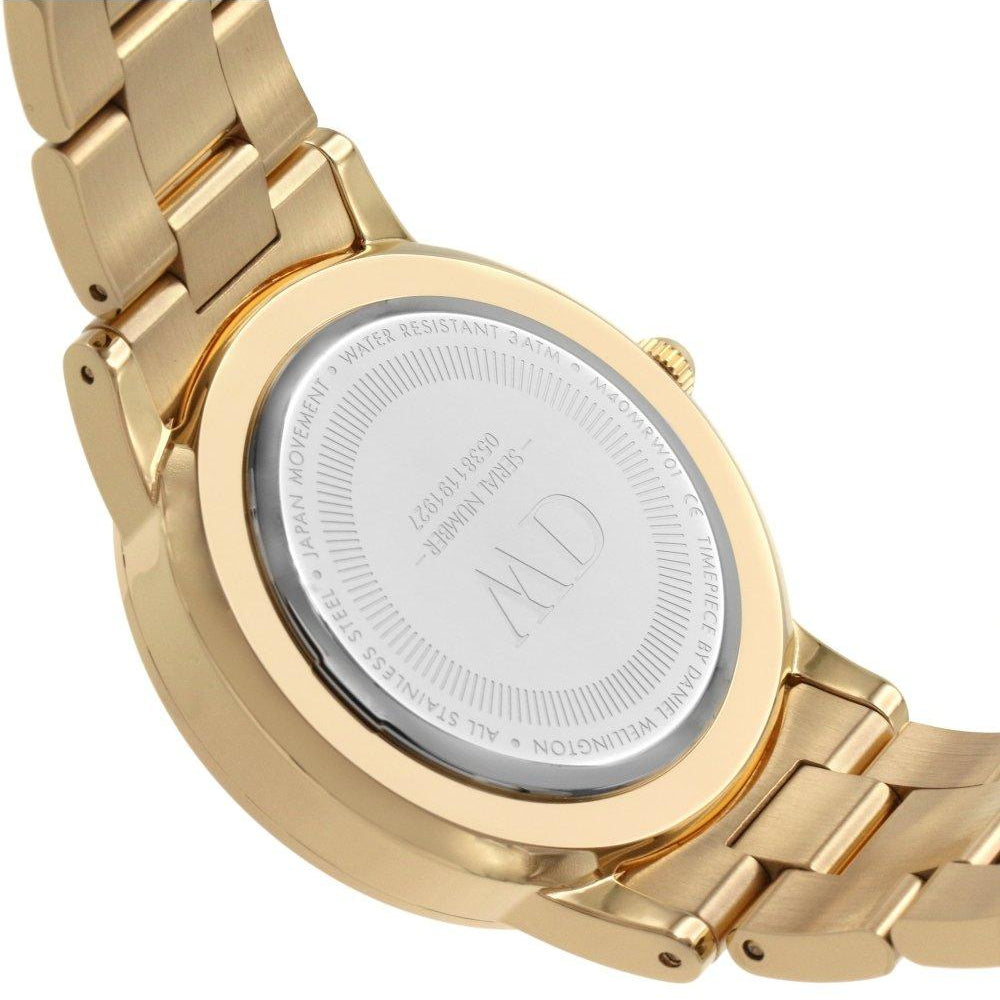  Shop Authentic Daniel Wellington Iconic Link White Dial Gold Steel Strap Watch For Men - DW00100343 - Luxxuri
