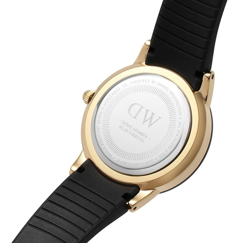  Shop Authentic Daniel Wellington Iconic Motion Black Dial Black Rubber Strap Watch For Men - DW00100425 - Luxxuri