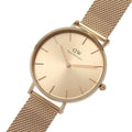  Shop Authentic Daniel Wellington Petite Rose Gold Dial Rose Gold Mesh Bracelet Watch For Women - DW00100471 - Luxxuri