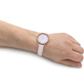  Shop Authentic Daniel Wellington Petite Rouge Pink Dial Pink Leather Strap Watch For Women - DW00100511 - Luxxuri