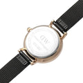  Shop Authentic Daniel Wellington Classic Petite Pressed Ashfield Black Dial Black Mesh Bracelet Watch For Women - DW00100441 - Luxxuri