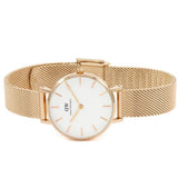  Shop Authentic Daniel Wellington Classic Petite White Dial Rose Gold Mesh Bracelet Watch For Women - DW00100219 - Luxxuri