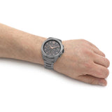  Shop Authentic Tommy Hilfiger Lars Chronograph Black Dial Black Steel Strap Watch For Men - 1792061 - Luxxuri