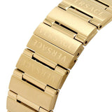  Shop Authentic Versace Greca Chronograph Black Dial Gold Steel Strap Watch For Men - VEZ900421 - Luxxuri