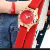  Shop Authentic Marc Jacobs Blade Red Dial Red Leather Strap Watch for Women - MBM1343 - Luxxuri