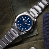  Shop Authentic Tudor Black Bay Automatic Blue Dial Silver Steel Strap Watch for Men - M79540-0004 - Luxxuri