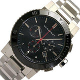  Shop Authentic Burberry The City Black Dial Silver Steel Strap Watch for Men - BU9380 - Luxxuri