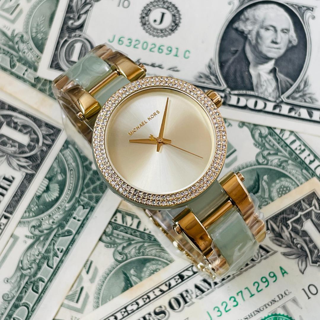  Shop Authentic Michael Kors Delray Rose Gold Dial Two Tone Steel Strap Watch for Women - MK4317 - Luxxuri