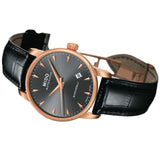 Shop Authentic Mido Baroncelli III Automatic Grey Dial Black Leather Strap Watch For Men - M8600.3.13.4 - Luxxuri