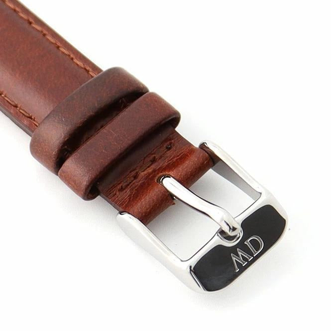  Shop Authentic Daniel Wellington Classic Petite St Mawes Black Dial Brown Leather Strap Watch For Women - DW00100181 - Luxxuri