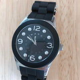  Shop Authentic Marc Jacobs Pelly Black Dial Black Silicone Strap Watch for Women - MBM2544 - Luxxuri