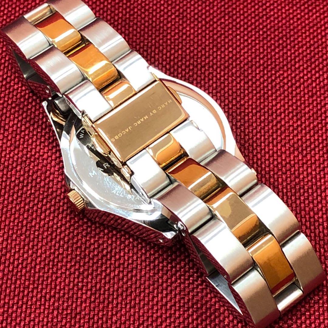  Shop Authentic Marc Jacobs Blade Silver Dial Two Tone Steel Strap Watch for Women - MBM3129 - Luxxuri