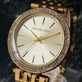  Shop Authentic Michael Kors Darci Gold Dial Gold Steel Strap Watch for Women - MK4325 - Luxxuri