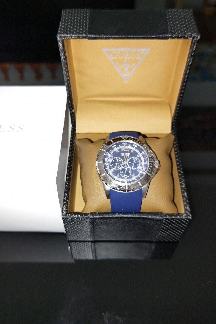  Shop Authentic Guess Maverick Black Dial Rubber Strap Watch for Men - W0485G3 - Luxxuri