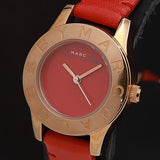  Shop Authentic Marc Jacobs Blade Red Dial Red Leather Strap Watch for Women - MBM1204 - Luxxuri