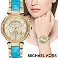  Shop Authentic Michael Kors Parker Gold Dial Two Tone Steel Strap Watch for Women - MK6364 - Luxxuri