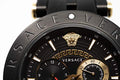  Shop Authentic Versace V-Race Analog Quartz Black Dial Two Tone Steel Strap Watch For Men - VEBV00619 - Luxxuri