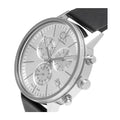  Shop Authentic Calvin Klein Post Minimal White Dial Black Leather Strap Watch for Men - K7627120 - Luxxuri