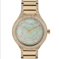  Shop Authentic Michael Kors Kerry Mother of Pearl Dial Gold Steel Strap Watch for Women - MK3481 - Luxxuri