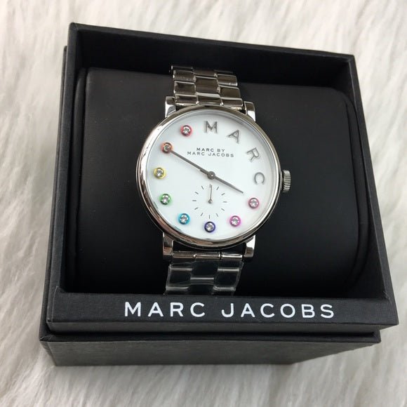  Shop Authentic Marc Jacobs Baker Dexter White Dial Silver Steel Strap Watch for Women - MBM3423 - Luxxuri