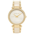  Shop Authentic Michael Kors Parker Mother of Pearl Dial Two Tone Steel Strap Watch for Women - MK6400 - Luxxuri
