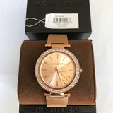  Shop Authentic Michael Kors Darci Rose Gold Dial Rose Gold Mesh Bracelet Watch for Women - MK3369 - Luxxuri