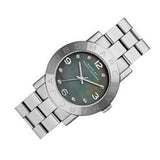  Shop Authentic Marc Jacobs Amy Analog Mother of Pearl Grey Dial Silver Steel Strap Watch for Women - MBM8608 - Luxxuri