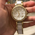  Shop Authentic Michael Kors Parker White Dial Two Tone Steel Strap Watch for Women - MK6119 - Luxxuri