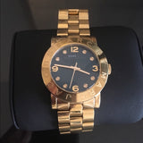  Shop Authentic Marc Jacobs Amy Green Dial Gold Steel Strap Watch for Women - MBM8619 - Luxxuri