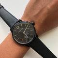  Shop Authentic Burberry The Classic Black Dial Black Leather Strap Watch for Men - BU10003 - Luxxuri