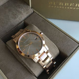  Shop Authentic Burberry The City Light Brown Dial Rose Gold Steel Strap Watch for Women - BU9005 - Luxxuri