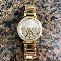  Shop Authentic Michael Kors Parker Gold Dial Gold Steel Strap Watch for Women - MK5856 - Luxxuri