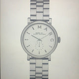  Shop Authentic Marc Jacobs Baker Grey Dial Silver Steel Strap Watch for Women - MBM8630 - Luxxuri