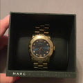  Shop Authentic Marc Jacobs Amy Blue Dial Gold Steel Strap Watch for Women - MBM3166 - Luxxuri