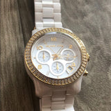  Shop Authentic Michael Kors Runway White Dial White Steel Strap Watch for Women - MK5237 - Luxxuri