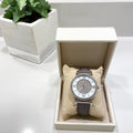  Shop Authentic Michael Kors Caitlin Quartz Silver Dial Gray Leather Strap Watch For Women - MK2377 - Luxxuri
