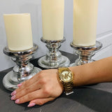  Shop Authentic Michael Kors Runway Gold Dial Gold Steel Strap Watch for Women - MK5786 - Luxxuri