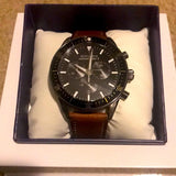  Shop Authentic Movado Heritage Series 29mm Calendoplan Chronograph Black Dial Brown Leather Strap Watch For Men - 3650060 - Luxxuri