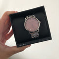  Shop Authentic Marc Jacobs Baker Pink Dial Silver Steel Strap Watch for Women - MBM3283 - Luxxuri