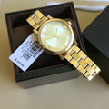  Shop Authentic Michael Kors Norie Gold Dial Gold Steel Strap Watch for Women - MK3560 - Luxxuri