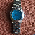  Shop Authentic Marc Jacobs Amy Blue Dial Silver Steel Strap Watch for Women - MBM3272 - Luxxuri