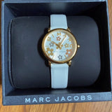  Shop Authentic Marc Jacobs Roxy White Dial White Leather Strap Watch for Women - MJ1607 - Luxxuri