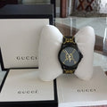  Shop Authentic Gucci G Timeless Ghost Black Dial Black Leather Strap Watch For Men - YA1264019 - Luxxuri