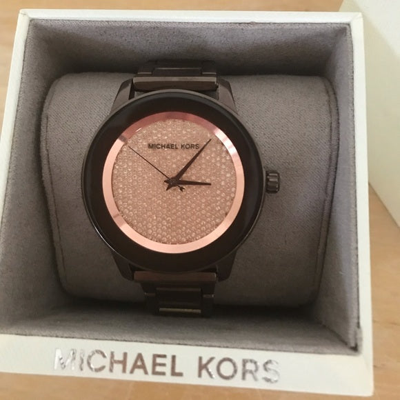  Shop Authentic Michael Kors Kinley Brown Dial Brown Steel Strap Watch for Women - MK6245 - Luxxuri