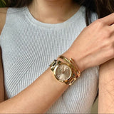  Shop Authentic Burberry The City Rose Gold Dial Rose Gold Steel Strap Watch for Women - BU9135 - Luxxuri