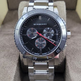  Shop Authentic Burberry The City Black Dial Silver Steel Strap Watch for Men - BU9380 - Luxxuri