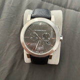  Shop Authentic Burberry The City Grey Dial Black Leather Strap Watch for Men - BU9359 - Luxxuri