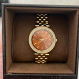  Shop Authentic Michael Kors Darci Amber Dial Gold Steel Strap Watch for Women - MK3408 - Luxxuri