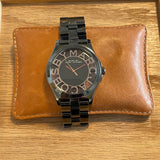  Shop Authentic Marc Jacobs Henry Transparent Black Dial Black Steel Strap Watch for Women - MBM3255 - Luxxuri