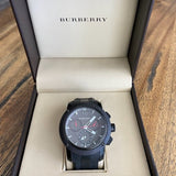 Shop Authentic Burberry Sport Chronograph Black Dial Black Steel Strap Watch for Men - BU7703 - Luxxuri